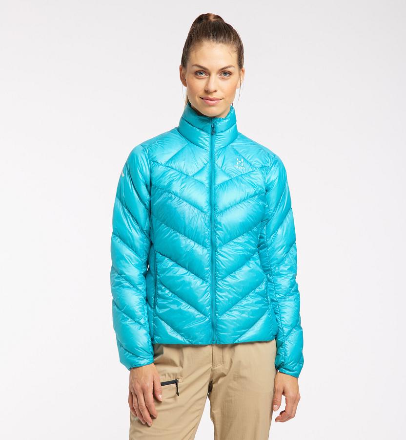 Haglöfs L.I.M Essens Down Jacket Blue For Womens BFGTA2597 Australia